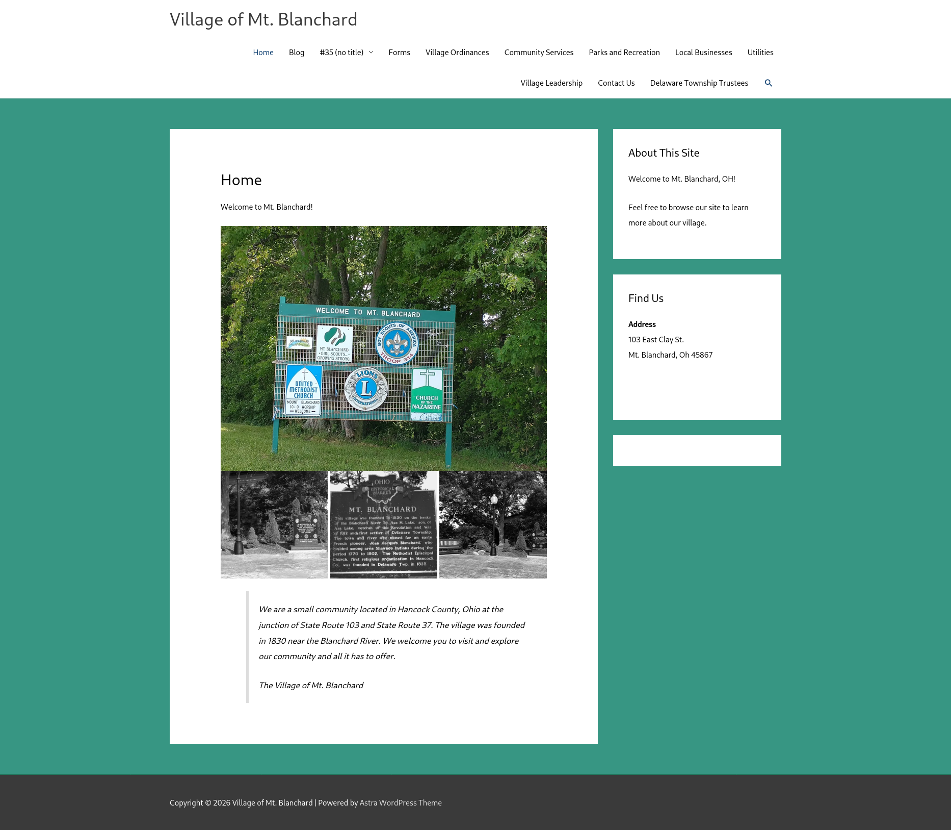 Homepage Design